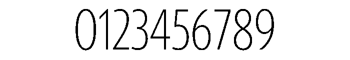 McClatchy Sans Condensed Thin Font OTHER CHARS