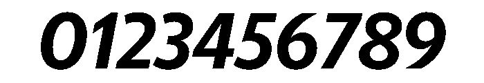 McClatchy Sans Demi Italic Font OTHER CHARS