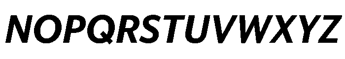 McClatchy Sans Demi Italic Font UPPERCASE