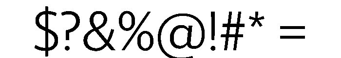 McClatchy Sans Light Font OTHER CHARS