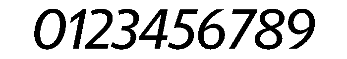McClatchy Sans Regular Italic Font OTHER CHARS
