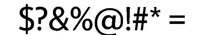 McClatchy Sans Regular Font OTHER CHARS