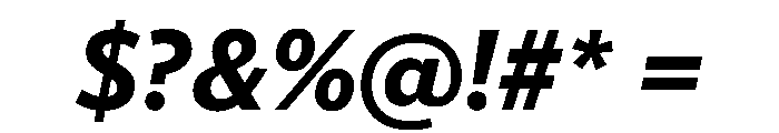 McClatchy Sans Text Bold Italic Font OTHER CHARS