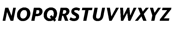 McClatchy Sans Text Bold Italic Font UPPERCASE