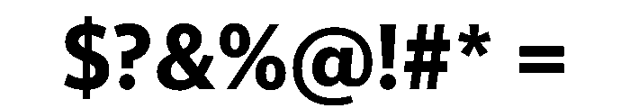 McClatchy Sans Text Bold Font OTHER CHARS