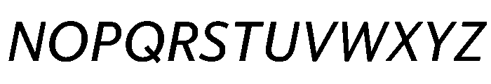 McClatchy Sans Text Regular Italic Font UPPERCASE