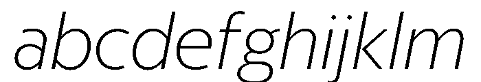 McClatchy Sans Thin Italic FONT
