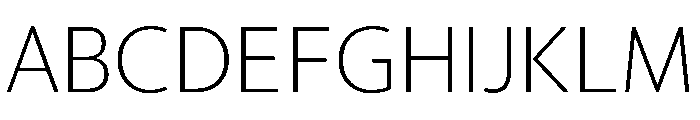 McClatchy Sans Thin Font UPPERCASE