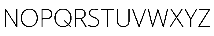 McClatchy Sans Thin Font UPPERCASE