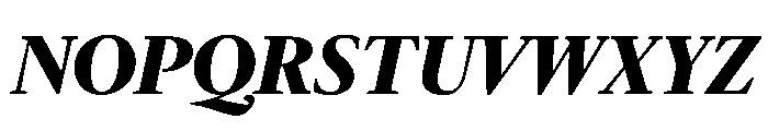 McClatchy Serif Bold Italic Font UPPERCASE