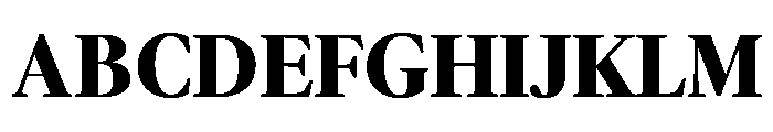 McClatchy Serif Bold Font UPPERCASE