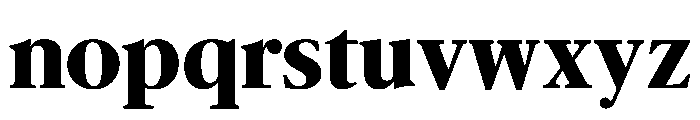 McClatchy Serif Bold Font LOWERCASE