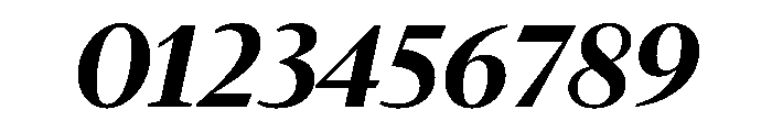 McClatchy Serif Demi Italic Font OTHER CHARS