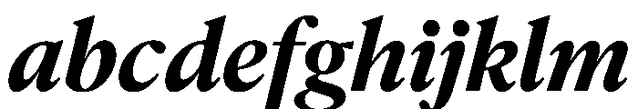 McClatchy Serif Demi Italic FONT