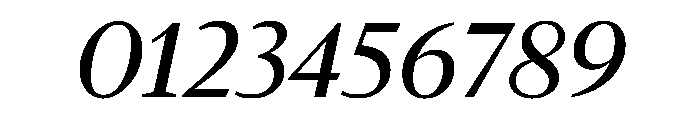 McClatchy Serif Regular Italic Font OTHER CHARS