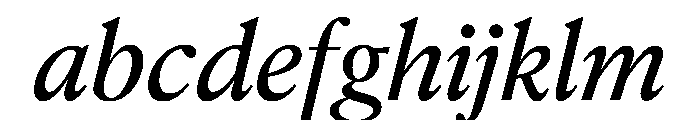 McClatchy Serif Regular Italic FONT
