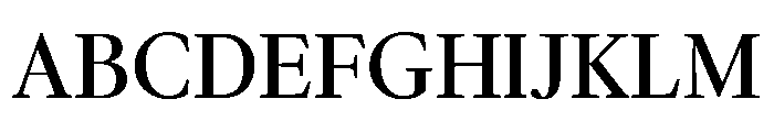 McClatchy Serif Regular Font UPPERCASE