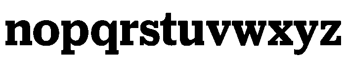 McClatchy Slab Bold Font LOWERCASE