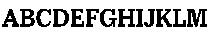 McClatchy Slab Demi Font UPPERCASE