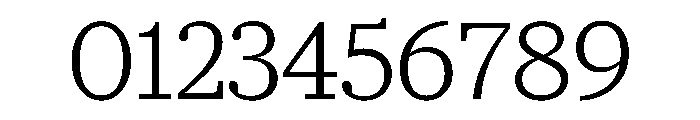McClatchy Slab Light Font OTHER CHARS