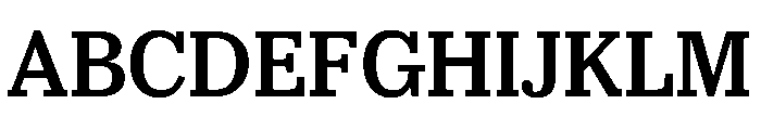 McClatchy Slab Medium Font UPPERCASE
