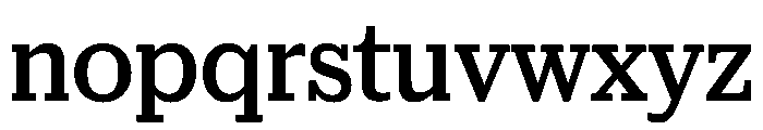 McClatchy Slab Medium Font LOWERCASE