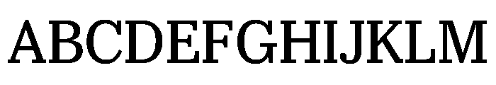 McClatchy Slab Regular Font UPPERCASE