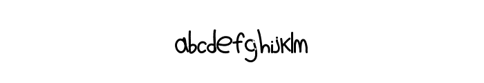 MD's Crappy Handwriting Font LOWERCASE