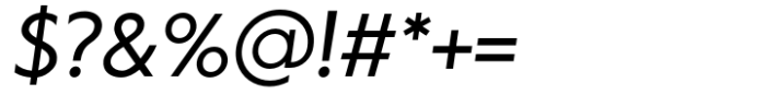MD Grotesque Italic Font OTHER CHARS