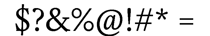 MDLorienVariable Regular Font OTHER CHARS