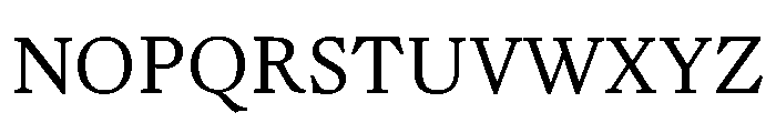 MDLorienVariable Regular Font UPPERCASE