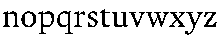 MDLorienVariable Regular Font LOWERCASE