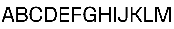 MDUI Regular Font UPPERCASE