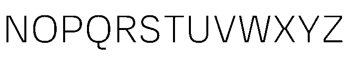 MDUIVF XSThin Font UPPERCASE