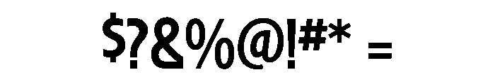 Megascope Variable Medium Font OTHER CHARS
