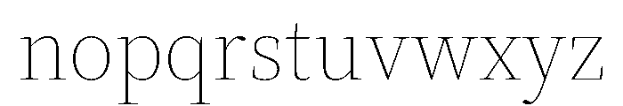 Megumi Extra Light Font LOWERCASE