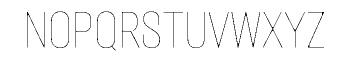 Megumi Light Font UPPERCASE