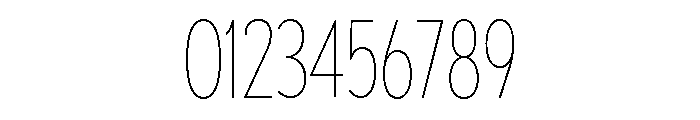 Megumi Thin Font OTHER CHARS