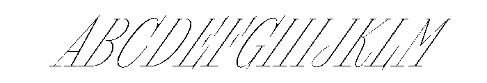 Megumi Ultra Light Italic Font UPPERCASE