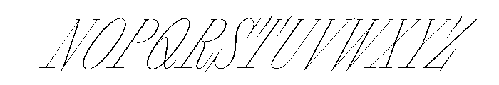 Megumi Ultra Light Italic Font UPPERCASE