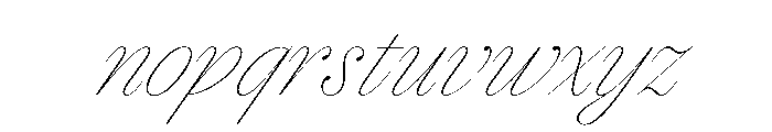 Megumi Ultra Light Italic Font LOWERCASE