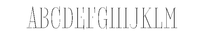 Megumi Ultra Light Font UPPERCASE