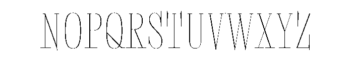 Megumi Ultra Light Font UPPERCASE