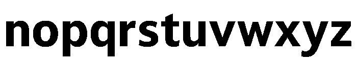 Mendl Serif Variable Extra Bold Font LOWERCASE