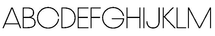 Mercato Variable Extra Light Font UPPERCASE