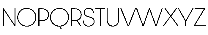 Mercato Variable Extra Light Font UPPERCASE