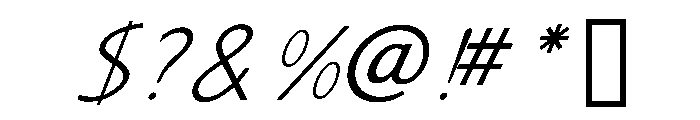Mercato Variable Italic Font OTHER CHARS