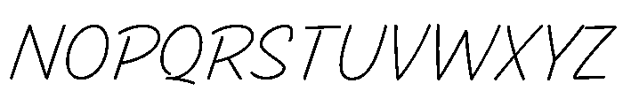 Mercato Variable Regular Font UPPERCASE