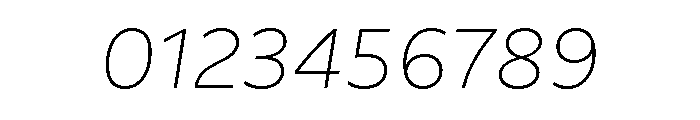 Mercato Variable Thin Italic Font OTHER CHARS