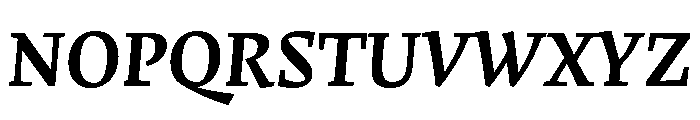 Merwede Bold Italic Font UPPERCASE